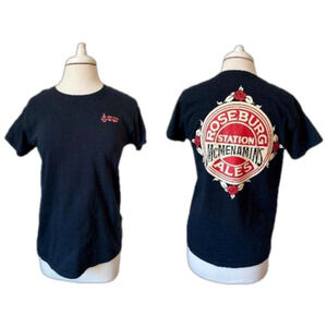 McMenamins Women's Med On the Quest Roseburg Station Short Sleeve Cotton T-Shirt